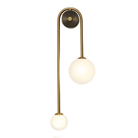 Lampe murale LED minimaliste moderne nordique pour chambre à coucher, salon et hôtel - Design de luxe