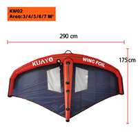 Vente chaude Carbone Sup Wing Foil Kitesurf Kites Surfboard Ensemble de 3 pièces avec Sup Board Gonflable Comprend Pompe Hydrofoil