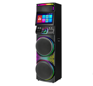 Latest GD-1417 1200W Party <b>Speaker</b> With Touch Screen Wifi Connection 15.4'' TV GD-1417 Outdoor <b>Speaker</b> With Wireless Mic GD-1417 - Product Image 2