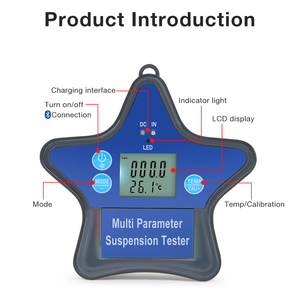 Testeur de qualité de l'<span class=keywords><strong>eau</strong></span> flottant portable intelligent LCD <span class=keywords><strong>9</strong></span> en 1 Analyseur <span class=keywords><strong>PH</strong></span>/ORP/CL/EC/CF/TDS/SALT/SG/Température avec contrôle par application Tuya - Product Image 6