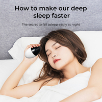 Appareil d'aide au sommeil rechargeable portable, lumière nocturne LED, messages sonores personnalisés, batterie 800 mAh, certifié CE ROHS FCC, rapide
