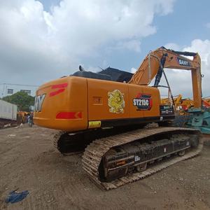 Excavatrice moyenne d'occasion Sany 21,9 tonnes SY215C modèle 2022, moteur, boîte de vitesses, pompe, godet de 1,1 m, composants hydrauliques, vente chaude - Product Image 2