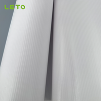 Rouleau de tissu vinyle extérieur avec dos blanc, bâche en PVC laminé, rouleau de bâche vinyle brillant pour bannière flexible
