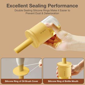 Wholesale Kitchen Restaurants Barbecue Cooking Silicone Basting Oil <b>Bottle</b> <b>Brushes</b> - Product Image 5