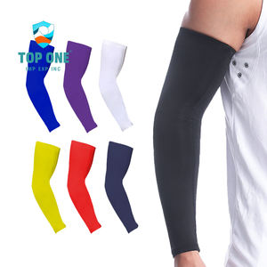 TopOne personalizado Fitness seguridad deportes brazo manga transpirable sin costuras Anti-UV compresión para Golf ciclismo actividades atléticas - Product Image 1