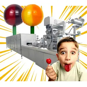 Lollipop New Machine Lolly Candy Hard Lollipop Candy Making Candy Depositing Machine Production Machine Lollipop