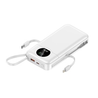Banques d'Énergie à Faible Coût 3 Batteries Externes Recharge Rapide Powerbank 10000mAh 20000mAh Avec USB Type C