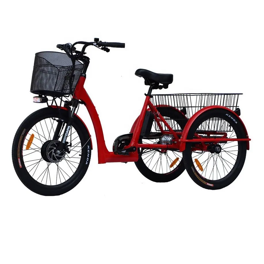 24Inch Volwassen Nexus 7Speed Elektrische Tricyle Stad Elektrische Trike 3 Wiel Elektrische Fiets Lading Elektrische Driewieler