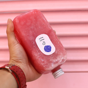 Bouteilles d'eau en plastique PET personnalisées avec logo, 300 ml, 400 ml, 500 ml, pour boissons, jus de fruits, thé au lait, avec bouchon - Product Image 5