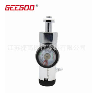 Équipement d'oxygène médical, valve de cylindre G3/4 avec réducteur de pression manuel et pneumatique pour les médias gazeux - Product Image 2