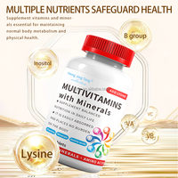 Comprimés de Multivitamines et Minéraux à Haute Concentration Nutrition Complète, Complexe Vitamines Minéraux pour une Amélioration