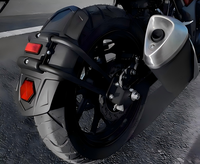 Réflecteurs de garde-boue arrière de moto détachables en polymère PP, garde-boue de rechange pour modèles spécifiques