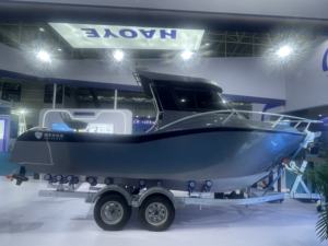 뉴질랜드 디자인 21피트 커디 캐빈 알루미늄 고속 근해 낚시 보트 - Product Image 4