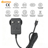 Adaptateur secteur AC/DC à tension constante VOTOO 6V 1A 6W avec prise AU, certifié SAA CE, pour console de jeu, appareil portable rétro