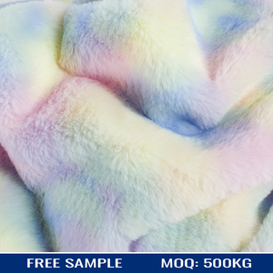 Cina vendita calda morbido in microfibra tessuto peluche <span class=keywords><strong>coniglio</strong></span> 100% tessuto <span class=keywords><strong>di</strong></span> nylon con un morbido peluche indietro - Product Image 3
