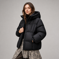 Veste d'hiver épaisse personnalisée pour couple, imperméable, manteau matelassé pour femme, pour temps extrêmement froid