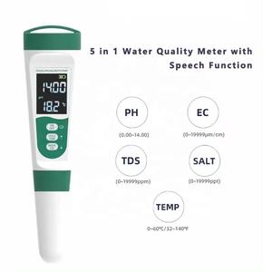 핫 세일 디지털 수질 측정기 5 1 TDS/EC/PH/소금/온도 테스터 수영장 용 식수 수족관-OEM OBM - Product Image 6