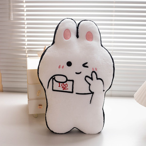 Cuscino a Forma di Maialino Cartone Animato, Simpatico Peluche Morbido per Divano, Cuscino Accogliente da Ufficio per Bambine - Product Image 4