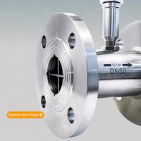 Débitmètre à turbine en acier inoxydable avec affichage numérique, capteur de débit volumétrique OEM Weiman KZ001 pour eau, vapeur, diesel, méthanol