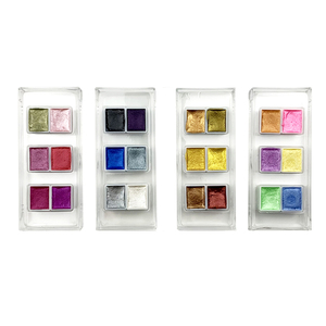 Kit de peinture <span class=keywords><strong>aquarelle</strong></span> pour enfants, ensemble de peinture solide nacrée pour dessins métalliques, 12 couleurs, vente en gros, - Product Image 5