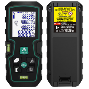 Télémètre <span class=keywords><strong>laser</strong></span> industriel S8A haute précision, portée 0-120m, précision <span class=keywords><strong>1mm</strong></span>, double niveau à bulle horizontale, grand écran, étanche IP54 - Product Image 5