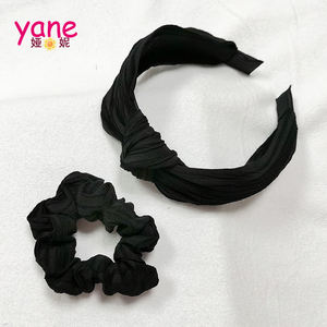 رائجة البيع لون نقي عقال توك شعر نمط نسيج إكسسوارات الشعر للفتيات - Product Image 5