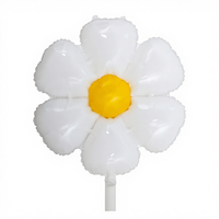 Ballons en aluminium imprimés UV couleur macaron de marque NAMAY, modèle fleur de marguerite à l'hélium NAMAY-5682 pour mariage et fête d'anniversaire, vente en gros