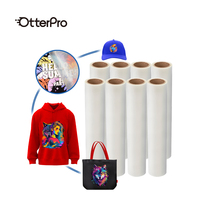 Film de transfert DTF à base d'eau sans retour d'huile OtterPro en gros, rouleau de 60 cm, qualité et prix, rouleau double face mat pour impression