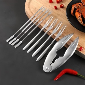 10-חתיכות כלי פירות ים סט סרטנים מאלומיניום מזלגות הסכין צדפות סרטנים סרטנים סרטנים סרטנים סרטנים סרטנים סרטנים סרטנים סרטנים - Product Image 4