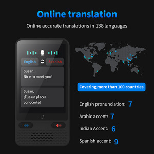 2025 Latest Portable AI Voice Translator Online Offline 138 <strong>Languages</strong> Real Time Two-Way Traductor De WiFi <strong>Language</strong> Learning - Product Image 5