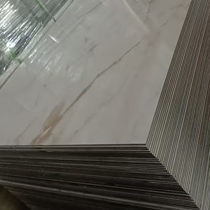 Modernes wasserdichtes UV-Wand paneel aus Stein 3D Losa De Marmol De Pvc Para Decora cion Interieur De Alto Brillo De 1220X2440mm - Product Image 6