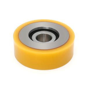 Suministro Directo de Fábrica de Rodillos de Plástico TPU de Bajo Ruido, Poleas Recubiertas con Rodamientos 6302RS, Ruedas de Goma Resistentes a la Carga - Product Image 2