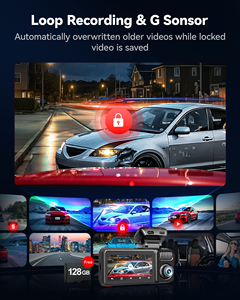 Redtiger Dealer F17 Elite 3 Channel Mini <b>Dash</b> <b>Camera</b> Night Vision Parking Monitor Voice Control Car Black Box With WIFI GPS - Product Image 5