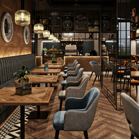 Table et chaises de restaurant directement de l'usine, canapé commercial, banquette, sièges de café, chaise d'hôtel et ensemble de meubles de salle à manger