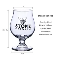 Jushi spécial bière sans plomb Stein utilisation commerciale personnalisée motif de logo imprimé personnalisé