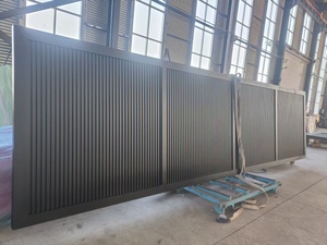 <span class=keywords><strong>Portail</strong></span> <span class=keywords><strong>Coulissant</strong></span> de Sécurité pour Allée en Aluminium, Design Moderne de <span class=keywords><strong>Portail</strong></span> Principal en Fer Prix Usine - Product Image 4