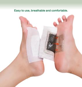 Patchs pour les <span class=keywords><strong>pieds</strong></span> au vinaigre de bambou <span class=keywords><strong>noir</strong></span>, vente chaude, nettoyage en profondeur, aide au sommeil - Product Image 3
