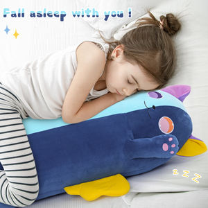 Coussin en peluche chat bicolore géant, fabrication chinoise, pour <span class=keywords><strong>lit</strong></span>, canapé, décoration intérieure, cadeau, personnalisable OEM ODM - Product Image 2