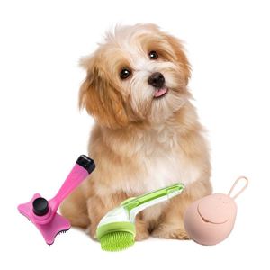Bathing Silicone Durable Lightweight <b>Brush</b> Adding Shampoo for Pet Grooming Salon - Product Image 6
