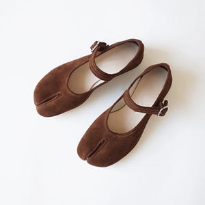 Zapatos de Mujer Originales de Diseñador, Hechos a Mano, Estilo Ninja, Punta Redonda, Planos, Ligeros, Sin Cordones, de Cuero Vacuno - Product Image 4