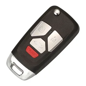 Xhorse xnau02en Xhorse vvdi vvdi2 không dây lật chìa khóa từ xa 3 + 1 nút xe Phím Phong Cách Audi - Product Image 3