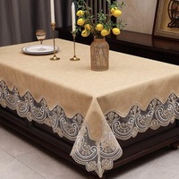 Nappe de table luxueuse en similicuir PU faite à la main, personnalisable, écologique, imperméable et anti-graisse pour la maison, les fêtes et les banquets