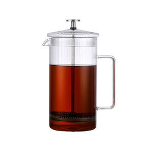 Proveedores de fábrica, gran oferta de fábrica, cafetería de estilo clásico, cafetera portátil de vidrio, tetera, Prensa Francesa - Product Image 6