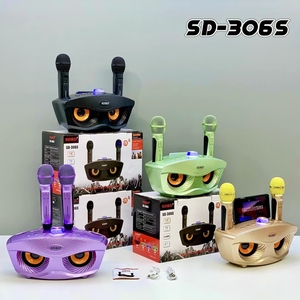 Sd306S, el Nuevo Dispositivo Electrónico Familiar, Karaoke 2 en 1, Altavoz Inalámbrico Portátil con Micrófono Dual, Altavoz con <span class=keywords><strong>Sonido</strong></span> <span class=keywords><strong>de</strong></span> Bajos - Product Image 2