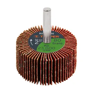 Master con 72 unità 2 'ruota flap, 80 grinta, Truper - Product Image 1