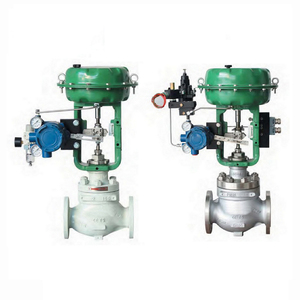 Vanne de régulation pneumatique à membrane série ZJHM avec positionneur, vanne à soupape sphérique à commande pneumatique pour eau et vapeur - Product Image 1