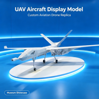 Modèle d'affichage de drone aérien personnalisé