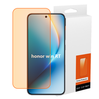Protection d'écran en verre trempé pour téléphone, luxe, 2.5D, 9H, couverture complète, transparente, protection contre la lumière rouge, pour Honor Win RT