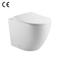 Usine Offre Spéciale direct personnalisé wc sanitaires lavage sans rebord toilette toilette une pièce en céramique blanche CE pour salle de bain