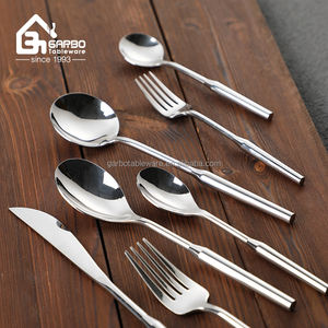 Hôtel Restaurants Mariage Baroque Ensembles Cuillère Fourchette Couteau Cuillère À Café 304 18/10 Couverts <span class=keywords><strong>En</strong></span> Acier Inoxydable Ensemble De Couverts <span class=keywords><strong>En</strong></span> Argent Massif - Product Image 5